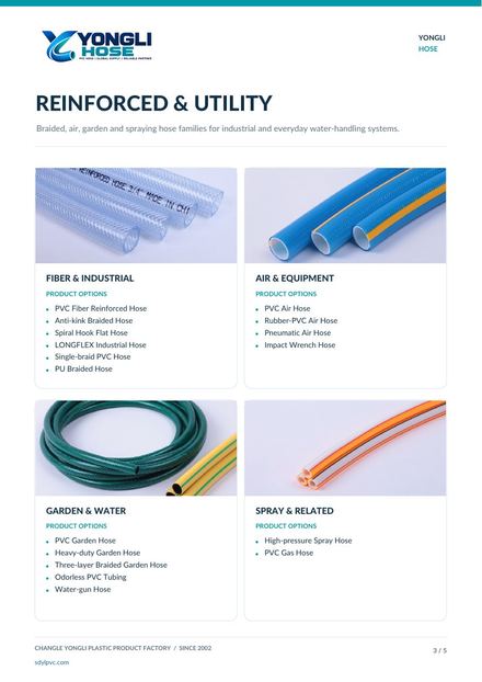 PVC Hose Product Catalog (PDF) — 3 / 5