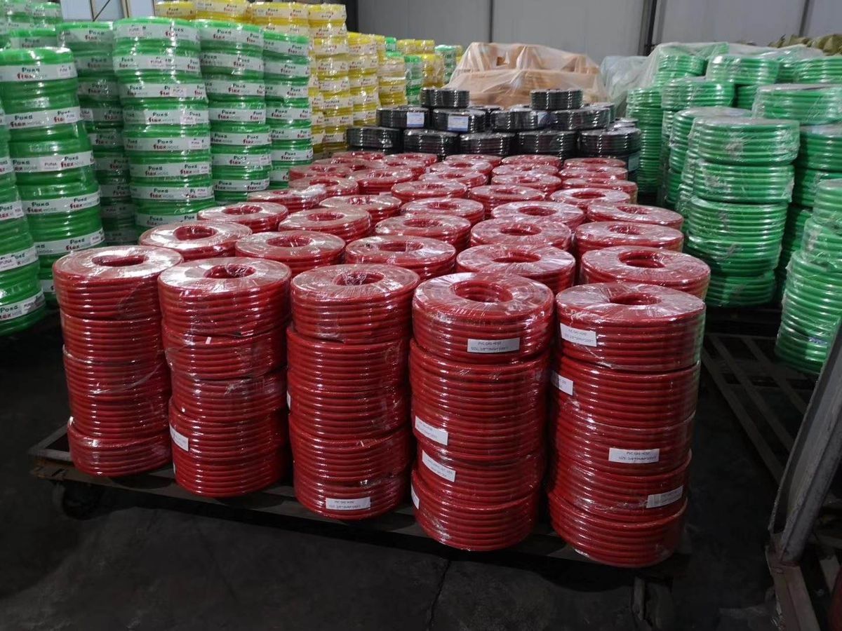 Finished hose coils in stock